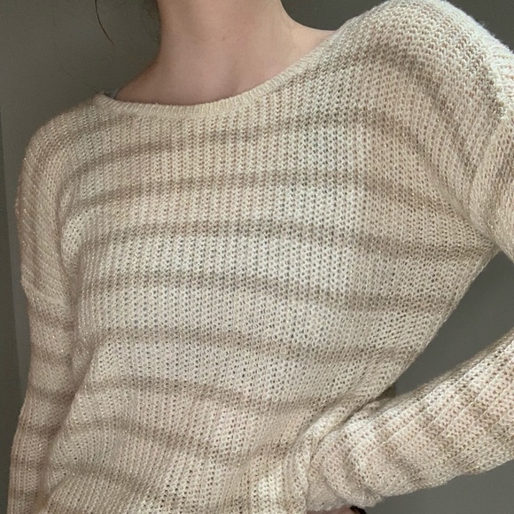 Hollister Striped Knit Sweater - Picture 2 of 4